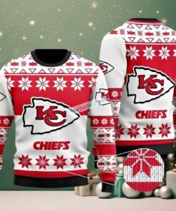 Kansas City Chiefs Fan Gift Ugly Xmas Sweater Red Kansas City Chiefs Fan Gift Ugly Xmas Sweater Red
