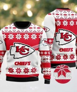 Kansas City Chiefs Fan Gift Ugly Xmas Sweater Red