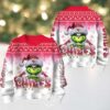 Houston Texans Grinch With Ornament Ugly Christmas Sweater