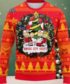 Kansas City Chiefs Snoopy Charlie Brown Xmas Ugly Christmas Sweater Cute Red Kansas City Chiefs Snoopy Charlie Brown Xmas Ugly Christmas Sweater Cute Red