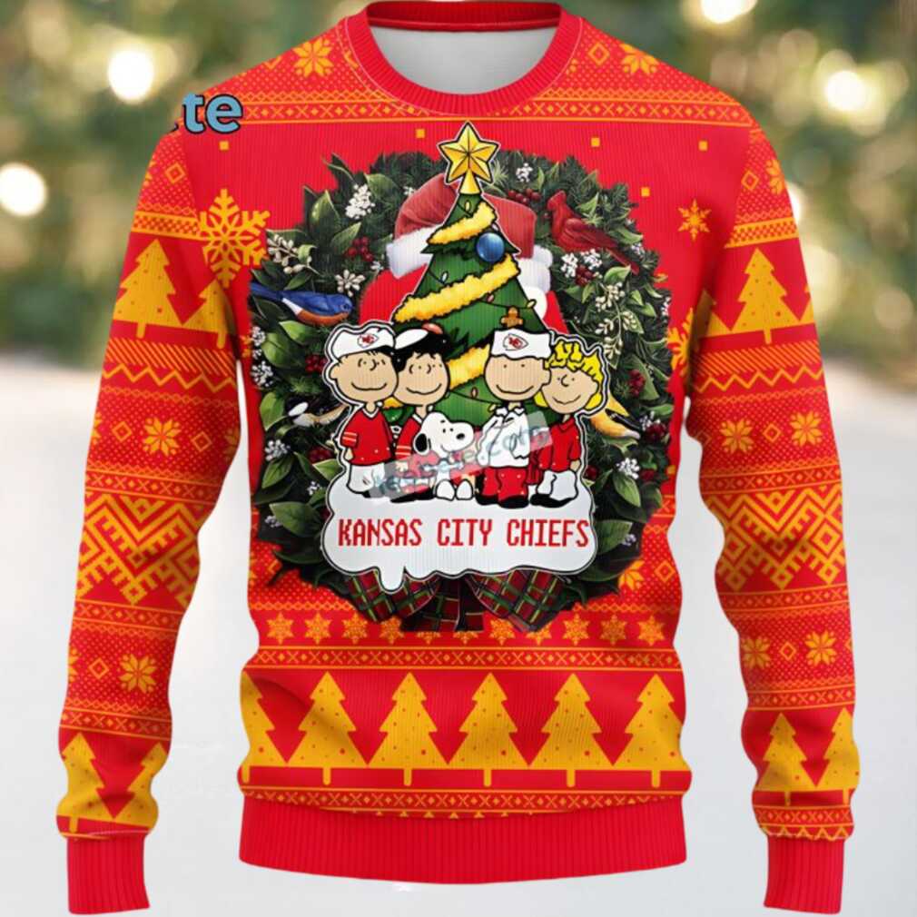 Kansas City Chiefs Snoopy Charlie Brown Xmas Ugly Christmas Sweater Cute Red Kansas City Chiefs Snoopy Charlie Brown Xmas Ugly Christmas Sweater Cute Red