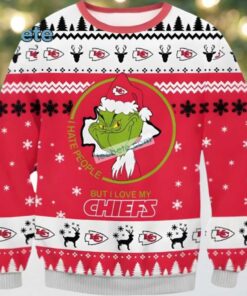 Kansas City Chiefs The Grinch Love Funny Ugly Xmas Sweaters Red