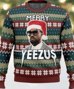 Kanye West Funny Merry Yeezus Ugly Christmas Sweater