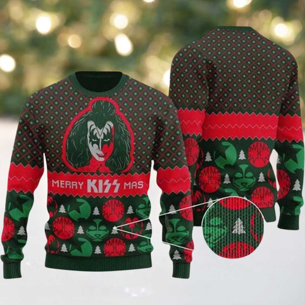 Kiss Gene Simmons Merry Kiss Mas Knitted Christmas Ugly Sweater Kiss Gene Simmons Merry Kiss Mas Knitted Christmas Ugly Sweater