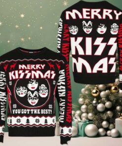 Kiss Merry Kiss Mas You Got The Best Holiday Style Ugly Christmas Sweater