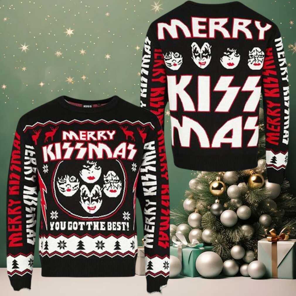 Kiss Merry Kiss Mas You Got The Best Holiday Style Ugly Christmas Sweater Kiss Merry Kiss Mas You Got The Best Holiday Style Ugly Christmas Sweater