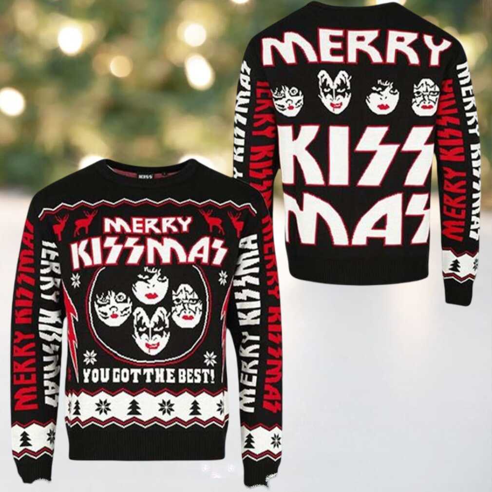 Kiss Merry Kiss Mas You Got The Best Holiday Style Ugly Christmas Sweater Kiss Merry Kiss Mas You Got The Best Holiday Style Ugly Christmas Sweater