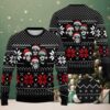 Misfits Signature Crimson Ghost 138 Snowflakes Pattern Ugly Christmas Sweater Misfits Signature Crimson Ghost 138 Snowflakes Pattern Ugly Christmas Sweater