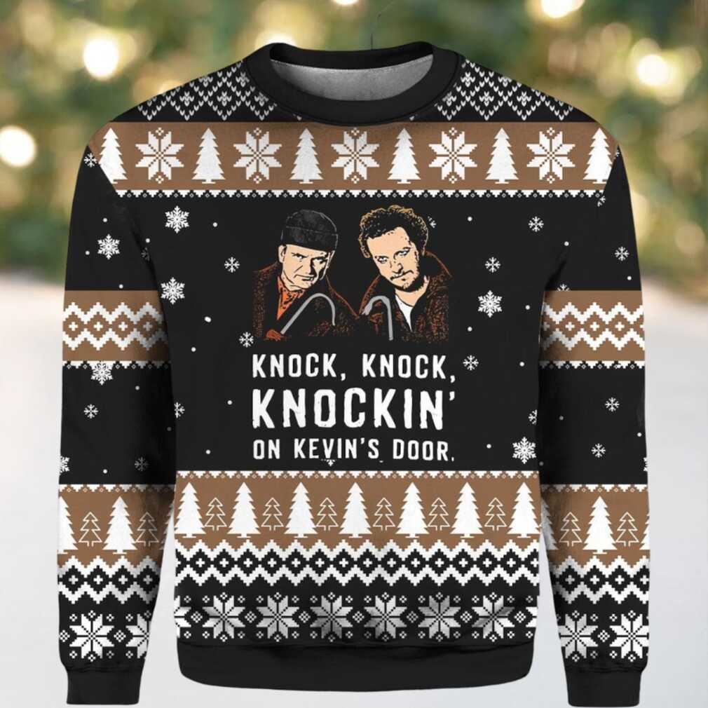 Knock Knock on Kevin’s Door Christmas Ugly Sweater Knock Knock on Kevin’s Door Christmas Ugly Sweater