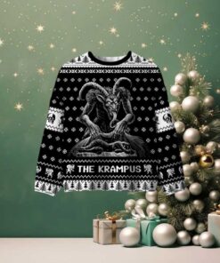 Krampus Goat Demon Ugly Christmas Sweatshirt Krampus Goat Demon Ugly Christmas Sweatshirt