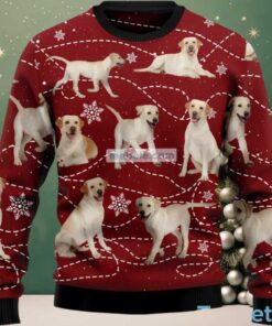 Labrador Retriever Dog Mom Ugly Christmas Sweatshirt Womens Red, hoodie, sweater, long sleeve and tank top Labrador Retriever Dog Mom Ugly Christmas Sweatshirt Womens Red