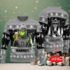 Los Angeles Chargers Grinch With Ball NFL Ugly Christmas Sweater Los Angeles Chargers Grinch With Ball NFL Ugly Christmas Sweater
