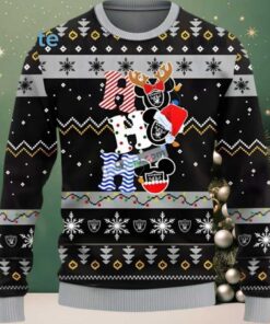 Las Vegas Raiders Ho Ho Ho Santa Hat Best Christmas Ugly Sweaters Black Las Vegas Raiders Ho Ho Ho Santa Hat Best Christmas Ugly Sweaters Black