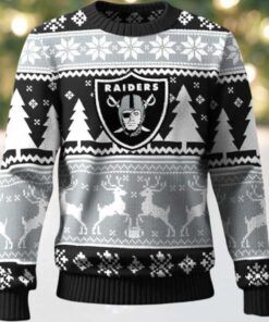 Las Vegas Raiders Ugly Christmas Sweater For NFL Holiday Parties