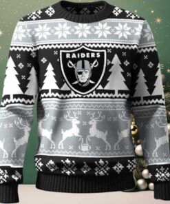Las Vegas Raiders Ugly Christmas Sweater For NFL Holiday Parties