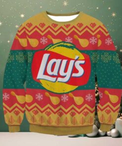 Lays Potato Chips Ugly Christmas Sweater 2025