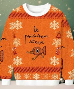 Le Poisson Steve Funny Meme Christmas Ugly Sweatshirt