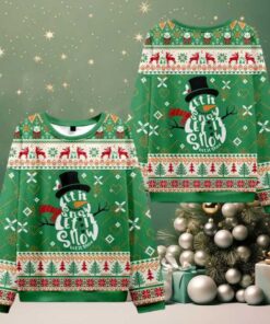 Let It Snow Somewhere Else Ugly Christmas Knit Sweatshirt, hoodie, sweater, long sleeve and tank top Let It Snow Somewhere Else Ugly Christmas Knit Sweatshirt