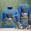 Los Angeles Chargers Grinch Xmas Ugly Sweater Blue White Los Angeles Chargers Grinch Xmas Ugly Sweater Blue White