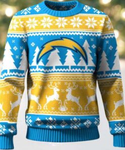 Los Angeles Chargers Ugly Christmas Sweater For NFL Holiday Parties