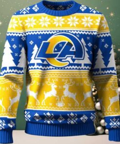 Los Angeles Rams Ugly Christmas Sweater For NFL Holiday Parties