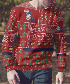Louisiana Merry Christmas Ugly Christmas Sweater Xmas Holiday Patterns