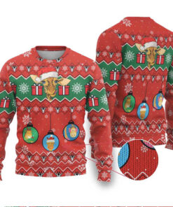 Lovely Giraffe Christmas Ugly Christmas Sweater Xmas Holiday Patterns