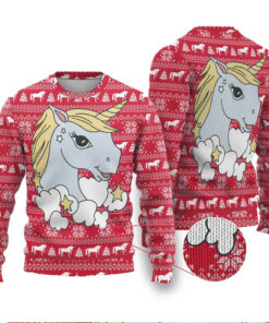 Lovely Unicorn Christmas Ugly Christmas Sweater Xmas Holiday Patterns