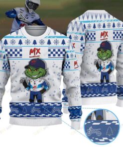 MX Handel Husqvarna Racing × Grinch Ugly Christmas Sweater