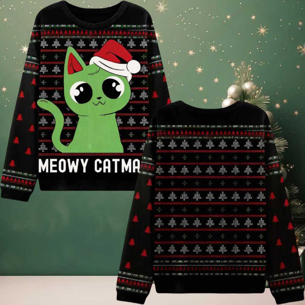 Meowy catmas Ugly Christmas Sweater Meowy catmas Ugly Christmas Sweater