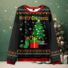 Cute Santa Red Christmas Teacher Ugly Knit Sweatshirt