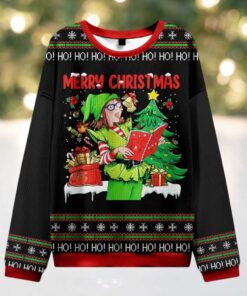 Merry Christmas Little Kids Teacher Ugly Knit Sweatshirt