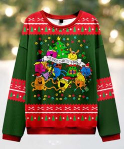 Merry Christmas Teacher Ugly Knit Sweatshirt