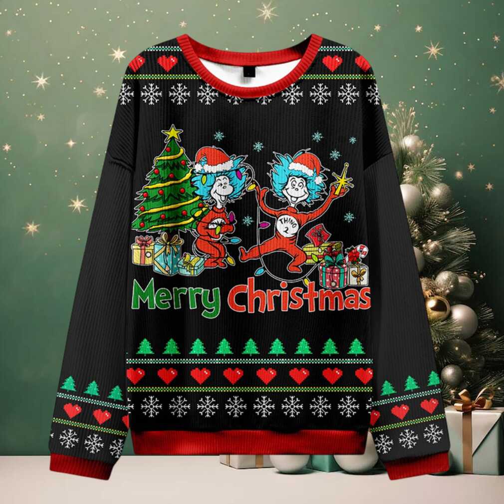 Merry Christmas Things Teacher Ugly Knit Sweatshirt Merry Christmas Things Teacher Ugly Knit Sweatshirt