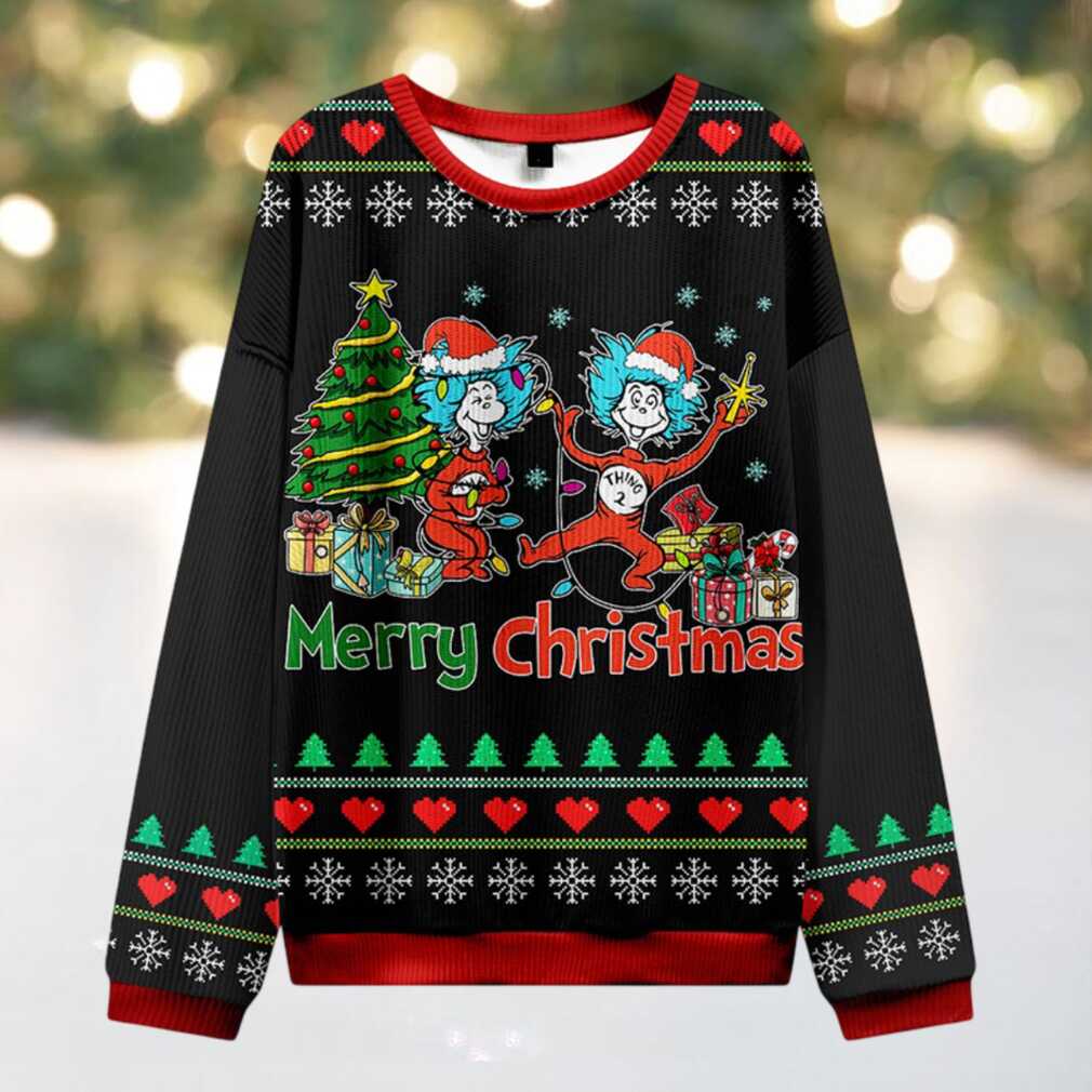 Merry Christmas Things Teacher Ugly Knit Sweatshirt Merry Christmas Things Teacher Ugly Knit Sweatshirt