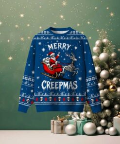 Merry Creepmas Ugly Christmas Sweatshirt Merry Creepmas Ugly Christmas Sweatshirt