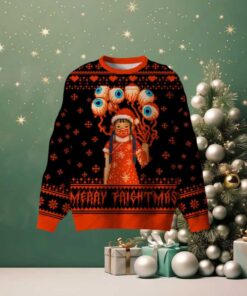 Merry Frightmas Ugly Christmas Sweatshirt Merry Frightmas Ugly Christmas Sweatshirt