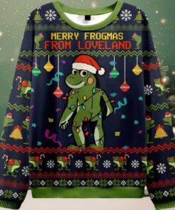 Merry Froghas From Loveland Ugly Christmas Sweater