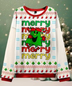 Merry Merry Merry Christmas Miss Teacher Ugly Knit Sweatshirt Merry Merry Merry Christmas Miss Teacher Ugly Knit Sweatshirt