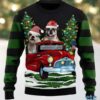Pugdog Im Cute Dog Face Ugly Sweater Green Funny Pugdog Im Cute Dog Face Ugly Sweater Green Funny