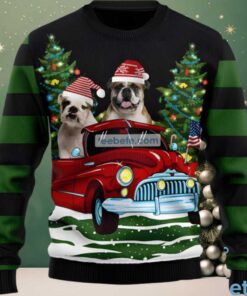 Merry Pug Dog Mom Ugly Xmas Sweater Black, hoodie, sweater, long sleeve and tank top Merry Pug Dog Mom Ugly Xmas Sweater Black