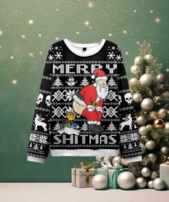 Merry Shitmas Ugly Christmas Sweatshirt Merry Shitmas Ugly Christmas Sweatshirt