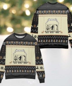 Metallica And Justice For All Ugly Christmas Sweater
