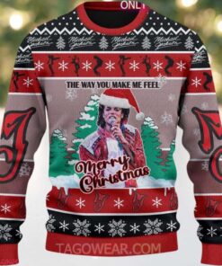 Michael Jackson The Way You Make Me Feel Merry Christmas Funny Ugly Christmas Sweater
