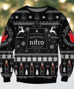 Milk Stout Nitro Beer Ugly Christmas Sweater 2025