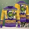 Minnesota Vikings Grinch With Ball NFL Ugly Christmas Sweaters Minnesota Vikings Grinch With Ball NFL Ugly Christmas Sweaters