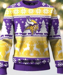 Minnesota Vikings Ugly Christmas Sweater For NFL Holiday Parties