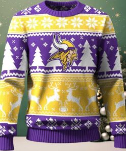 Minnesota Vikings Ugly Christmas Sweater For NFL Holiday Parties