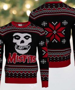 Misfits Crimson Ugly Christmas Sweater