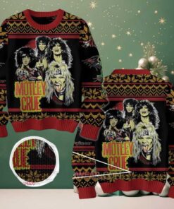 Motley Crue Band 2025 Ugly Christmas Sweater